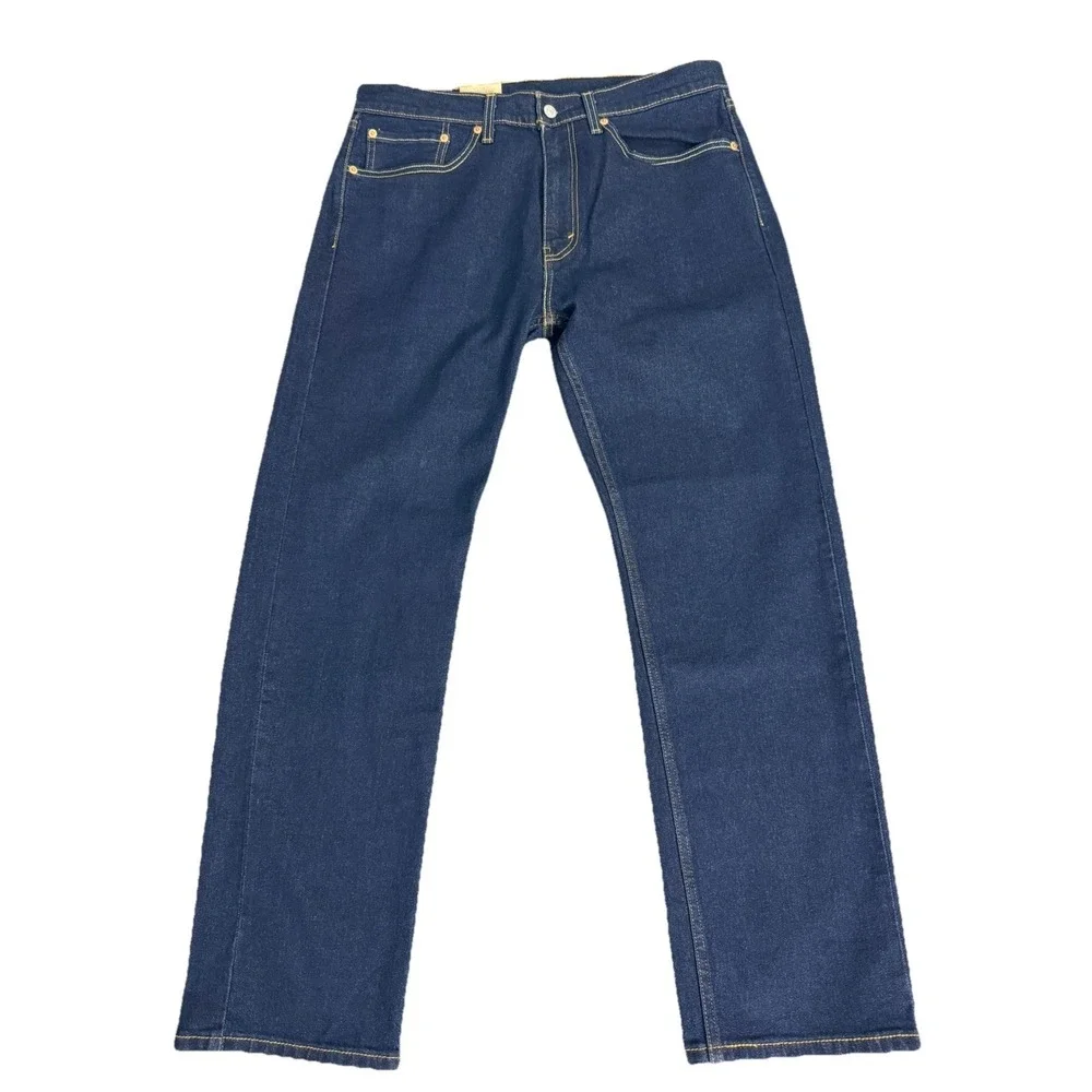 Levi's Men's 505 Regular Fit Zip Fly Straight Leg Denim Jeans‎ 34X30 Medium Blue